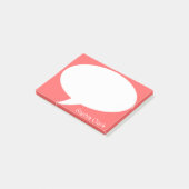 Post-it® Boule de présentation orange foncé arrondie person (Incliné)
