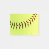 Post-it® Boule jaune du base-ball (Devant)