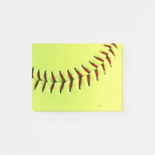 Post-it® Boule jaune du base-ball (Devant)