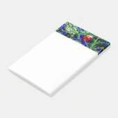 Post-it® Boule rouge arbre de Noël vert (Incliné)