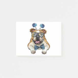 Post-it® Bouledogue branché à la mode