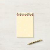 Post-it® boules de Noël et oiseaux de Noël (Sur un bureau)