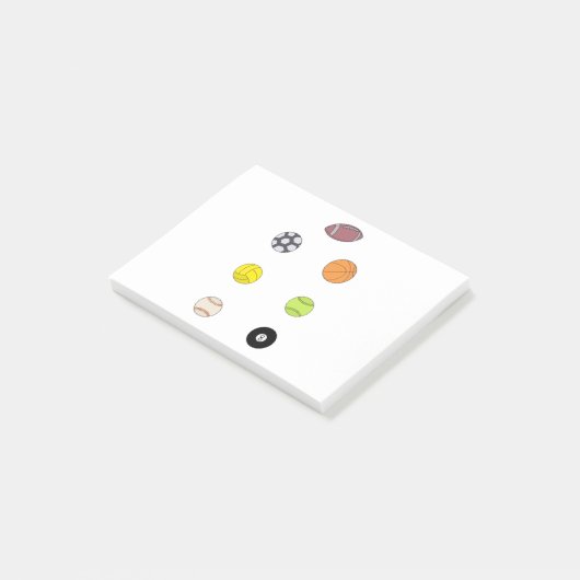 Post-it® Boules de sport (Incliné)