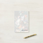 Post-it® Bouquet Antique de Fleurs dans une Urne (Sur un bureau)