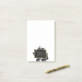 Post-it® Bouquet Black Gold Rose (Sur un bureau)