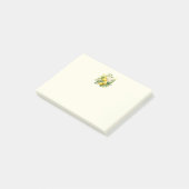 Post-it® Bouquet de citron aux fleurs blanches (Incliné)