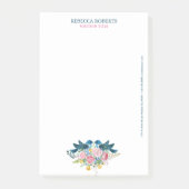 Post-it® Bouquet de fleurs Inséparables (Devant)