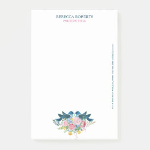 Post-it® Bouquet de fleurs Inséparables