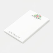 Post-it® Bouquet de fleurs Pastel Aquarelles (Incliné)