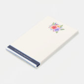 Post-it® Bouquet de fleurs Rose aquarelle (Incliné)
