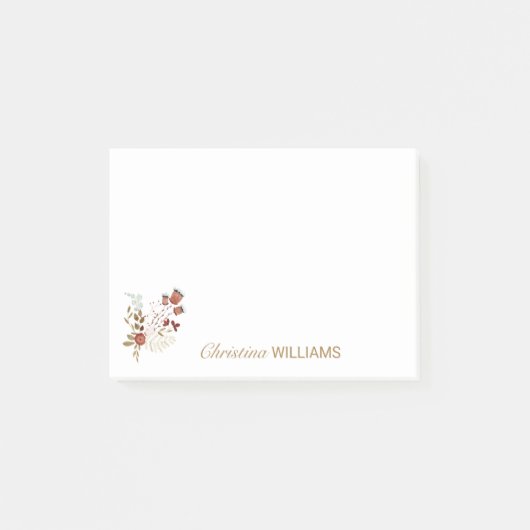 Post-it® Bouquet de fleurs sauvages d'automne (Devant)