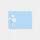 Post-it® Bouquet de simples marguerites blanches Mason Jar  (Devant)