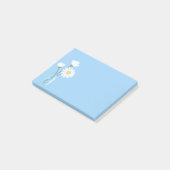 Post-it® Bouquet de simples marguerites blanches Mason Jar  (Incliné)