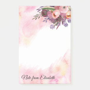 Post-it® Bouquet floral boho roux romantique