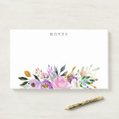 Post-it® Bouquet floral Whimsical personnalisé (Sur un bureau)