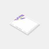 Post-it® Bouquet Lilac personnalisé (Incliné)