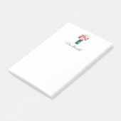 Post-it® Bouquet Peony personnalisé (Incliné)