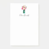 Post-it® Bouquet Peony personnalisé (Devant)