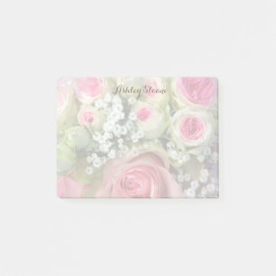 Post-it® Bouquet personnalisé de roses roses Post It Notes