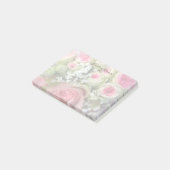 Post-it® Bouquet personnalisé de roses roses Post It Notes (Incliné)