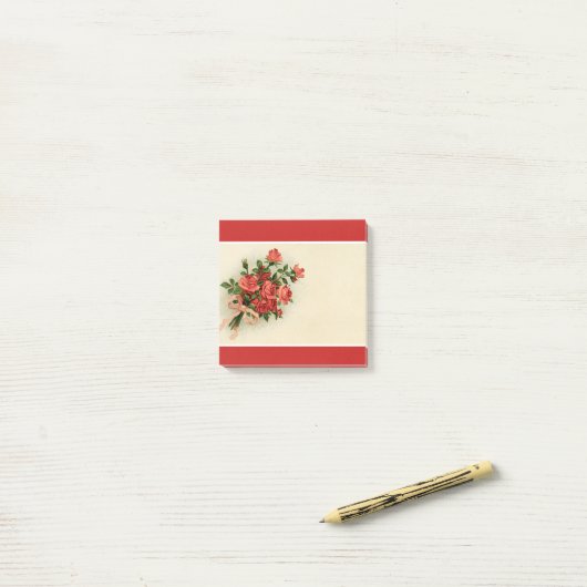 Post-it® Bouquet rose (Sur un bureau)