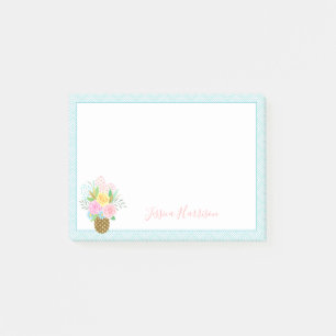 Post-it® Bouquet Rose ananas rose jaune 3x4