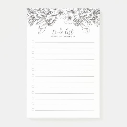 Post-it® Bouquet sauvage Notes post-it botaniques (Devant)