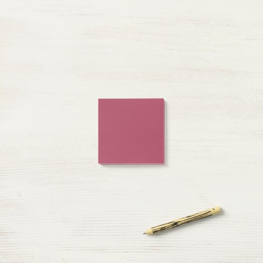 Post-it®  Bourgogne clair (couleur solide)  (Sur un bureau)