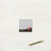 Post-it® Bouteille de sauce chaude (Sur un bureau)