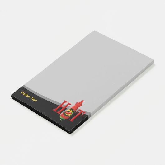 Post-it® Bouteille de sauce chaude (Incliné)