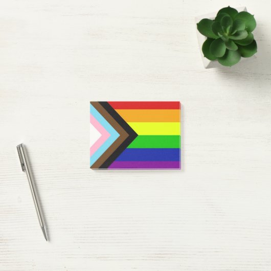 Post-it® Bouton LGBTQ+ Pride (Bureau)