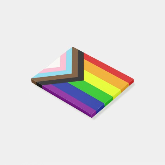 Post-it® Bouton LGBTQ+ Pride (Incliné)