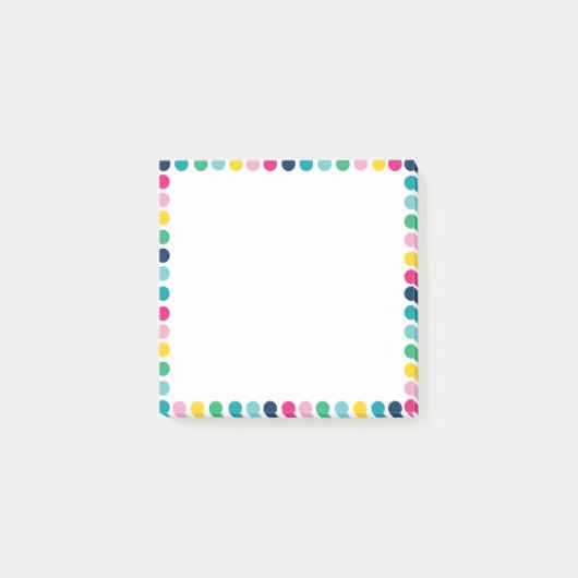 Post-it® Boutons ronds joyeux (Devant)