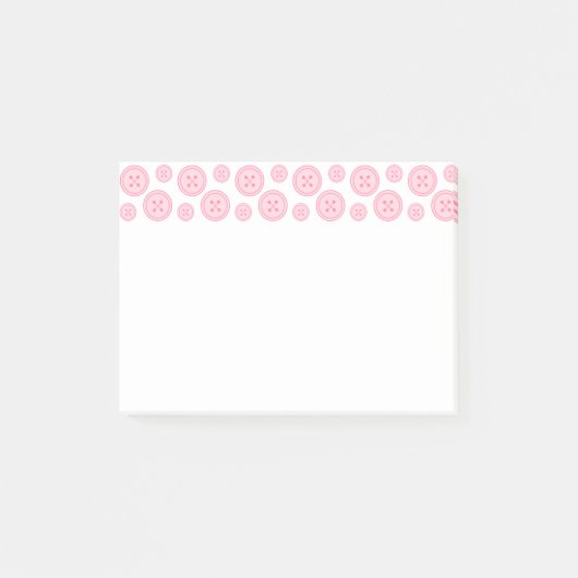 Post-it® Boutons roses (Devant)