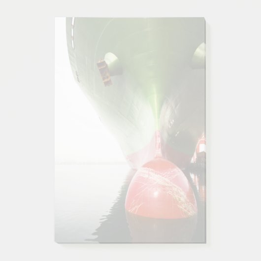 Post-it® Bow D'Un Navire De Marchandises Rouge Et Vert|Long (Devant)
