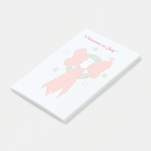 Post-it® Bow rouge - Notes (Incliné)