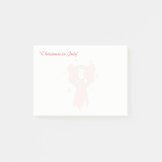Post-it® Bow rouge - Notes post-it (Devant)