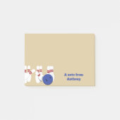 Post-it® Bowling Ball et Pins Personnalisé (Devant)