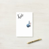 Post-it® Bowling Post-it Notes (Sur un bureau)