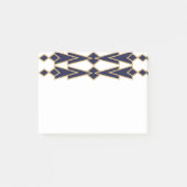 Post-it® Bowties bleues et dorées (Devant)