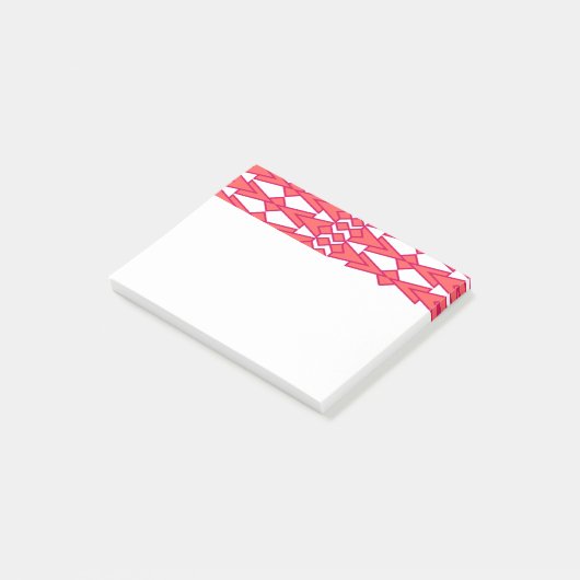 Post-it® Bowties rouges et roses (Incliné)
