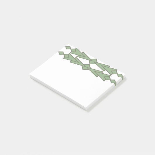 Post-it® Bowties vertes (Incliné)