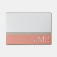 Bracelet blanc et rose Juste une note Monogramme