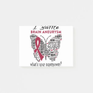 Post-it® Brain Aneurysm Awareness Month Ribbon