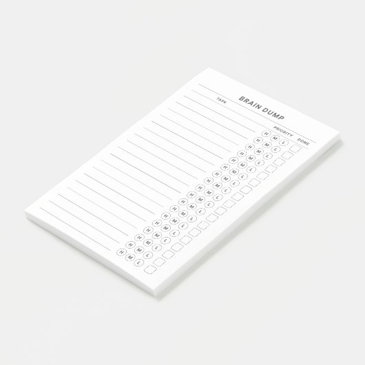 Post-it® Brain Dump Get It Done Priorité Organisateur Post- (Incliné)