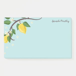 Post-it® Branche de citron - nom fait sur commande