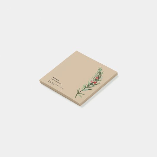 Post-it® Branche de l'arbre rustique Yew (Incliné)