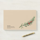 Post-it® Branche de l'arbre rustique Yew (Sur un bureau)