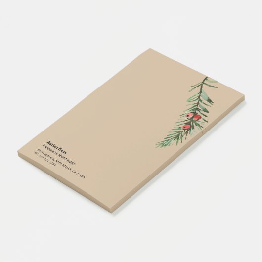 Post-it® Branche de l'arbre rustique Yew (Incliné)