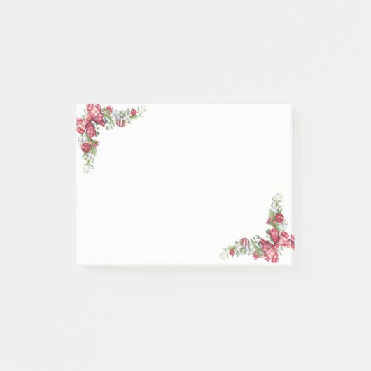 Post-it® Branche de pin,Boule,Ruban (Devant)